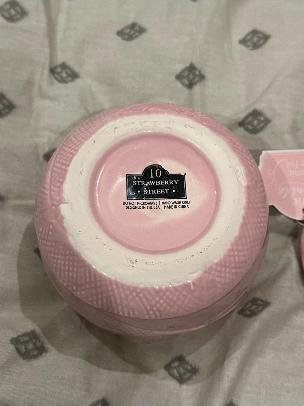 Pink Mummy Halloween Sugar Pot